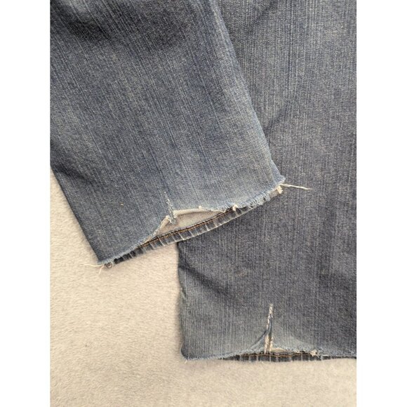 Lucky Brand Dungarees Jeans Mens 32x32 Blue Classic Fit Straight Leg Zip Fly - Picture 12 of 16